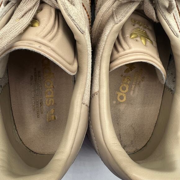 Adidas Gazelle Sneakers Beige Tan Suede Gum Sole 6 1/2 Men Classic Retro 90s Low - Picture 14 of 14